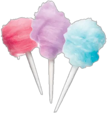  Coloured Candy Floss Transparent Png Cotton Candy On A Cone Candy Clipart Png