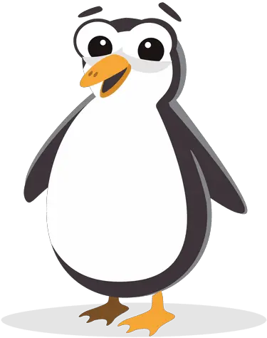  Cartoon Penguin Png Picture Pinguino En Dibujo Penguin Transparent