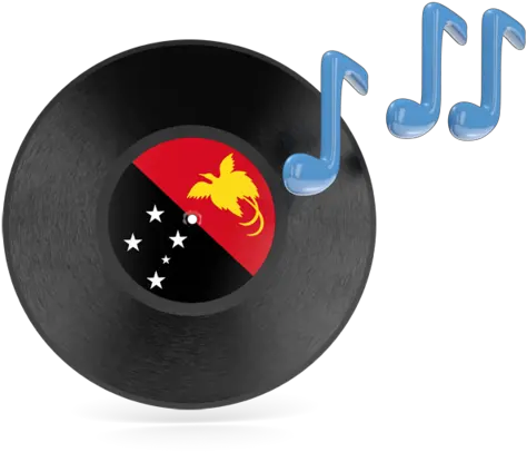  Music Icon Illustration Of Flag Papua New Guinea Papua New Guinea Roundel Png Music Icon Gif