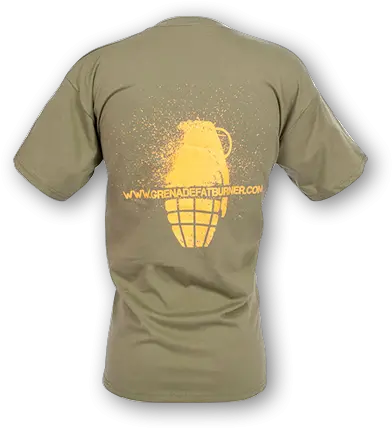  Grenade Gym Clothing T Shirt Active Shirt Png Gold Gym Logos