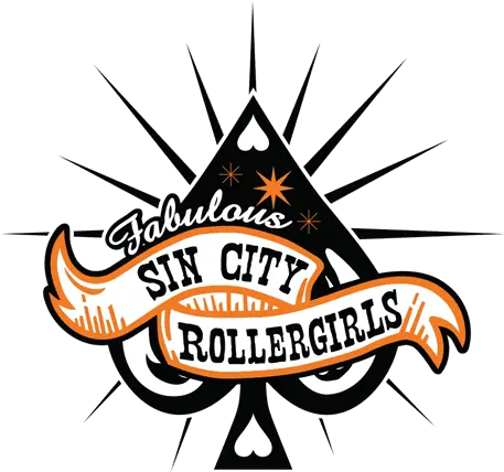  Fabulous Sin City Rollergirls Las Vegas Roller Derby Png Sin City Logo