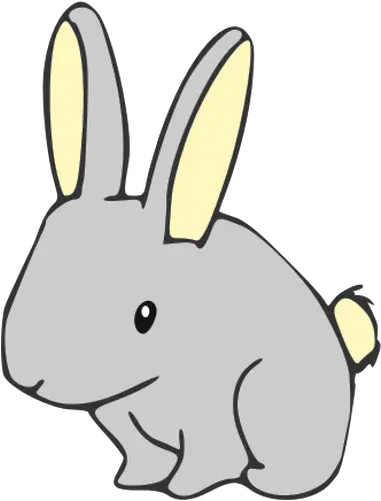  White Bunny Free Svg Black And White Cute Clipart Bunny Png White Bunny Png