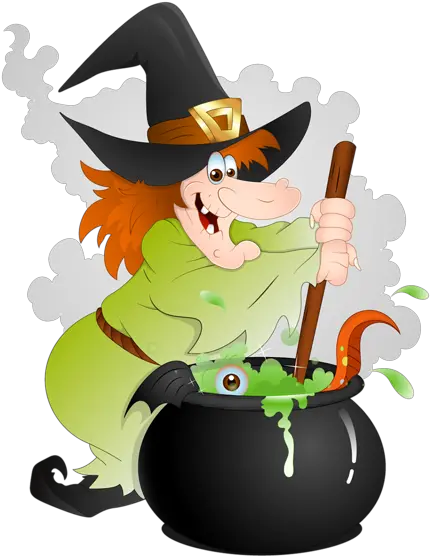  Png Background Witch With Cauldron Clipart Witch Transparent Background