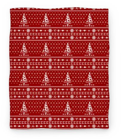  Ugly Pizza Christmas Pattern Blanket Paper Png Christmas Pattern Png