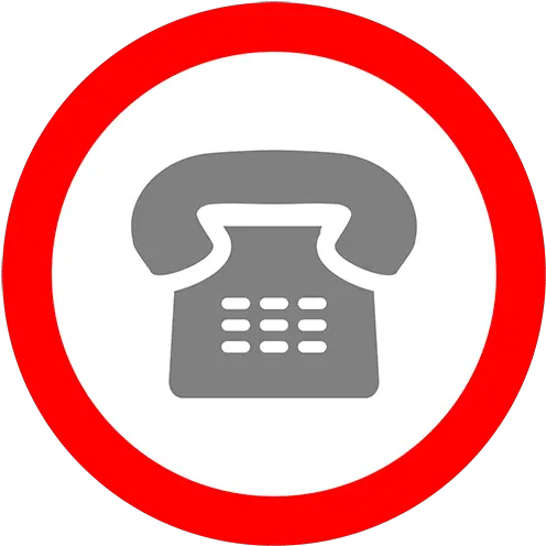  Contact Us Telephone Png Red Telephone Icon