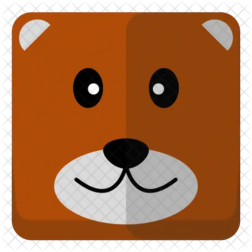  Bear Head Icon Of Flat Style Cartoon Png Bear Head Png