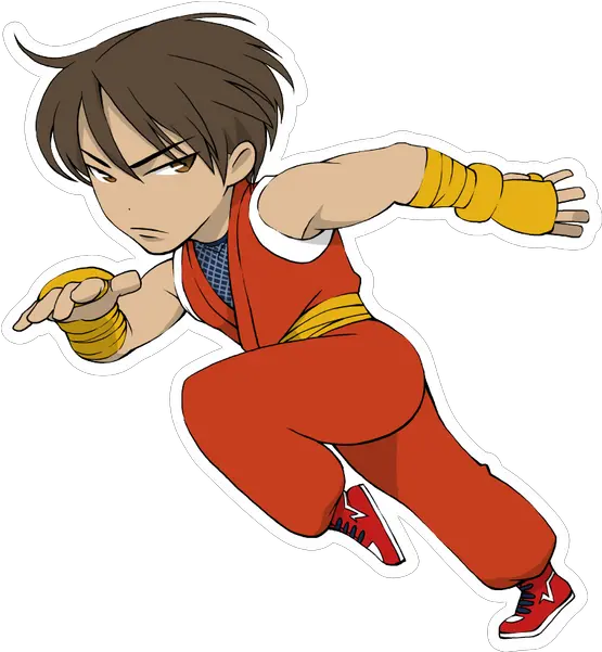  Street Fighter Chibi Kawaii Vinyl 4 Stickers U2013 Arcade Shock Png Icon