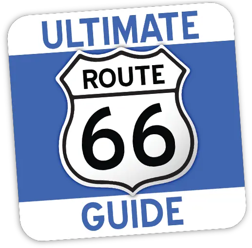  Route 66 Ultimate Guide Navigation U2013 Worldu0027s 1 App Route 66 Sign Png Route 66 Logo