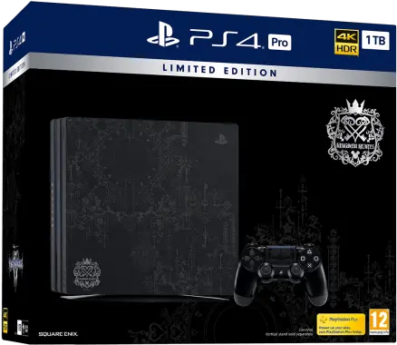  Limited Edition Kingdom Hearts Ps4 Pro 1tb Only At Game Ps4 The Last Of Us Part 2 Png Ps4 Pro Png