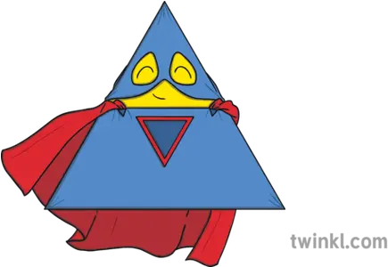  Ks1 Superhero Triangle 2d Shape Maths Super Hero Cape Mask Triangle Png Superman Cape Logo