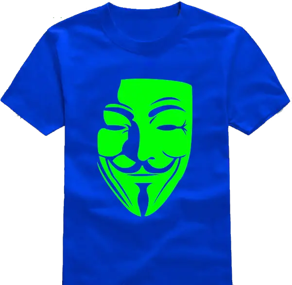  Download Hd Glowing Guy Blue T Shirt Guy Fawkes Mask Guy Fawkes Day Election Png Guy Fawkes Mask Transparent