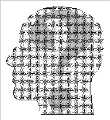  Man Head Maze Openclipart Png Man Head Icon