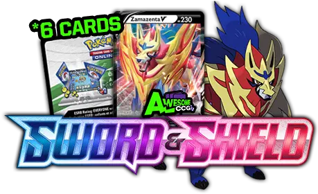  Sword U0026 Shield 6 Card Booster Pack Code Sword U0026 Shield Ptcgo Pc Game Png Sword And Shield Png