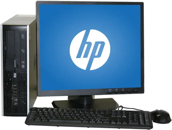  Download Hp 6300 Elite Pro Intel I3 Desktop Pc 19 Monitor Hp Desktop Computer Png Pc Transparent Background