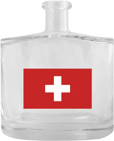  Clear Glass Hip Flask 500 Ml With Printing Switzerland Glass Png Transparent Glass