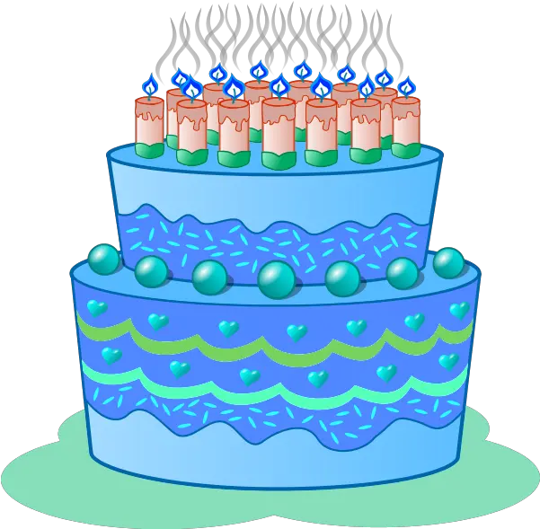  Download Blue Birthday Cake Clip Art Clipart Blue Cake Birthday Cake Clip Art Png Cake Clipart Png