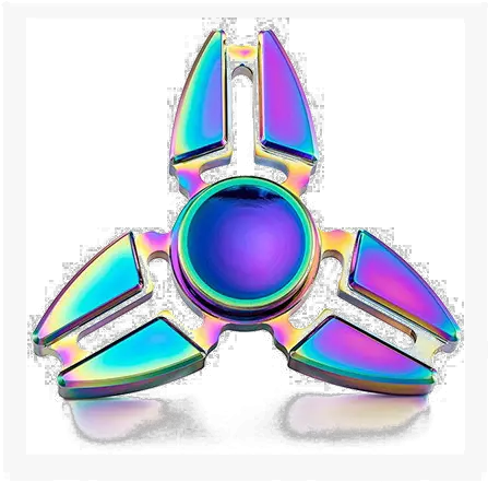  Rainbow Fidget Spinner Transparent Images Png Mart Metal Rainbow Fidget Spinner Rainbow Transparent