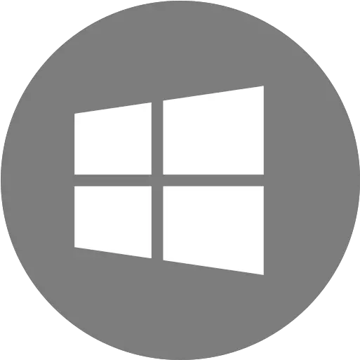  Media Online Operating Social Windows Grey Logo Transparent Png Window Media Center Icon