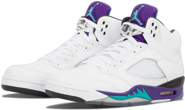  Download Jordan Retro 5 Prince Retro Jordan 5 Grape Png Fresh Prince Png