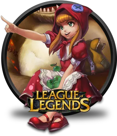  Annie Red Riding Icon Lol Red Riding Hood Annie Png Arcade Sona Poro Icon