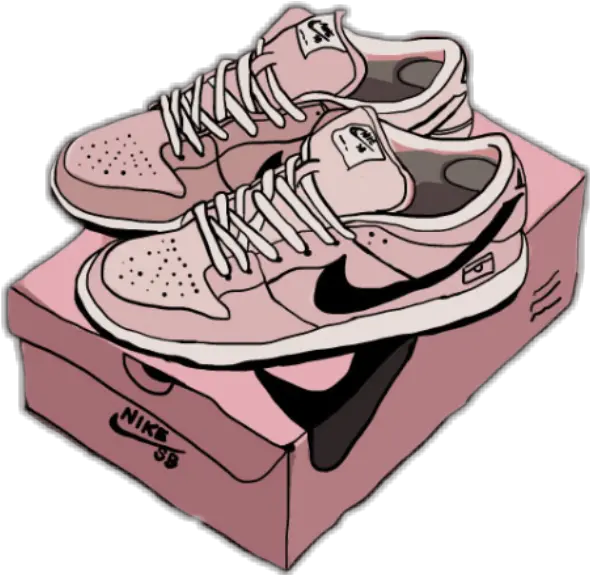  Clipart Shoes Collage Cartoon Nike Shoes Drawing Png Tumblr Collage Png