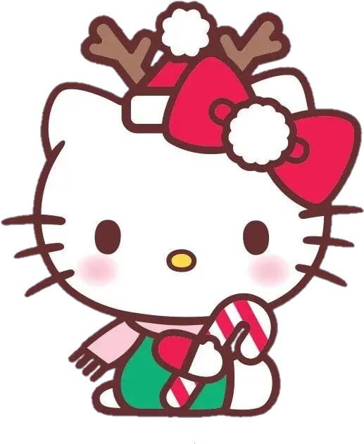  Hello Kitty Christmas Clip Art Png Download Full Size Cat Painting Easy For Kids Christmas Clip Art Png