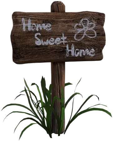  Home Sweet Old Wooden Sign Board Png Home Sweet Home Png