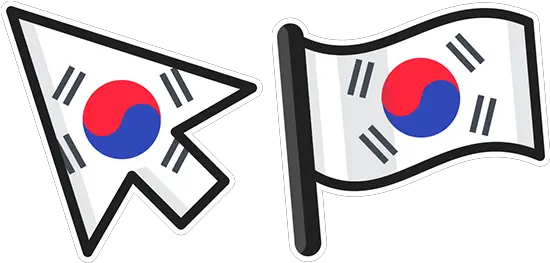  South Korea Flag Cursor Flag Png South Korea Flag Png