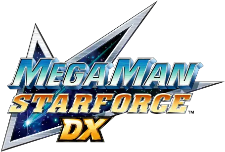  Mega Man Star Force Dx The Rockman Exe Zone Horizontal Png Mega Man 3 Logo