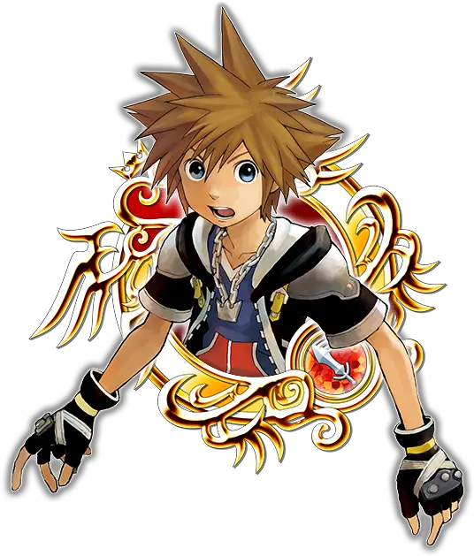  Kingdom Hearts Sora Artwork Transparent Khux Key Art 24 Png Kingdom Hearts Sora Png