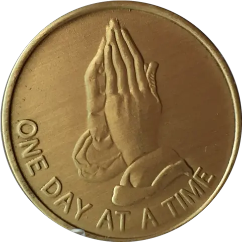  Praying Hands One Day Coin Png Praying Hands Transparent