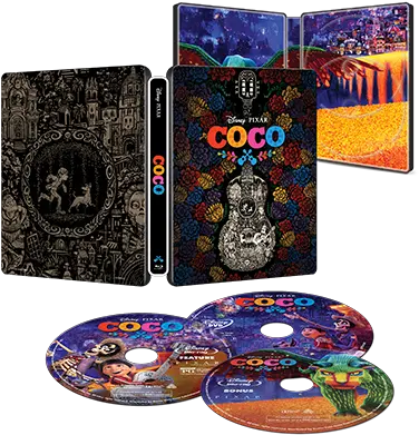  Press Release Bvhe Press Release Coco 4k Uhd Bluray Coco Steelbook Best Buy Png Coco Movie Png