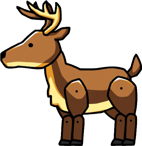  Cartoon Deer Transparent U0026 Png Clipart Free Download Ywd Scribblenauts Deer Deer Png