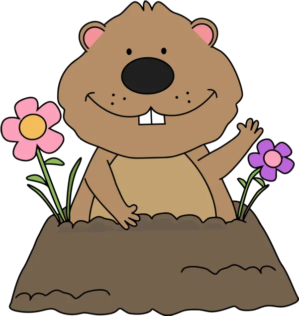  Download Groundhog Day Cartoon Plant For Party 2020 Hq Png Ground Hogs Day 2020 Cartoon Plant Cartoon Png