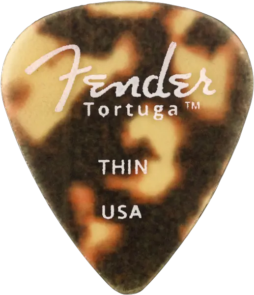  Fender 351 Shape Thin Tortuga Guitar Picks 6 Pack Fender Tortuga Picks Thin Png Guitar Pick Png