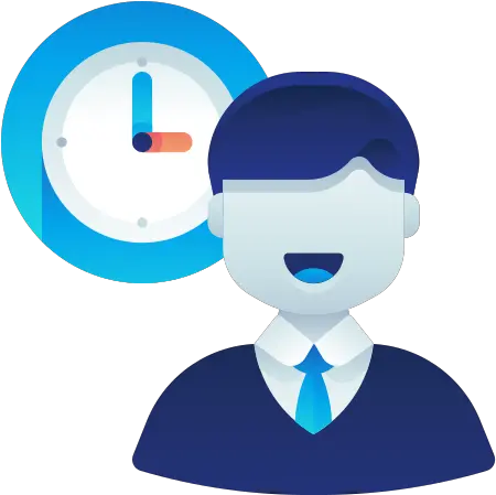  Employee Account Business Time Employee Time Clock Icon Png Free Time Icon