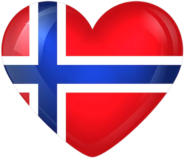  Norway Norwegian Flag Heart Transparent Png Small News Icon