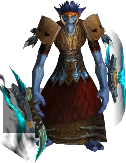  Darkspear Troll Enhancement Shaman Outfit World Of Warcraft Supernatural Creature Png Wow Troll Icon