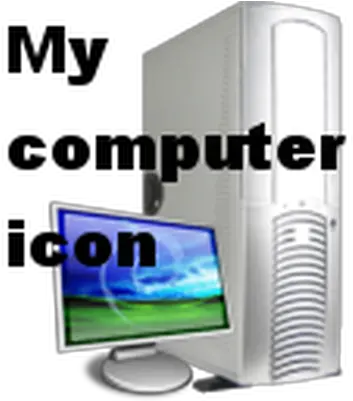  My Computer Icon Vertical Png Computer Icon Images