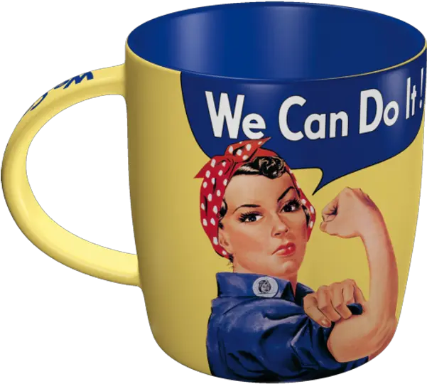  Rosie The Riveter Krus Kopp Metallskiltno Rosie The Riveter Png Rosie The Riveter Transparent