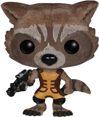  Covetly Funko Pop Marvel Rocket Raccoon Flocked 48 Rocket Funko Pop Groot Png Guardians Of The Galaxy Icon