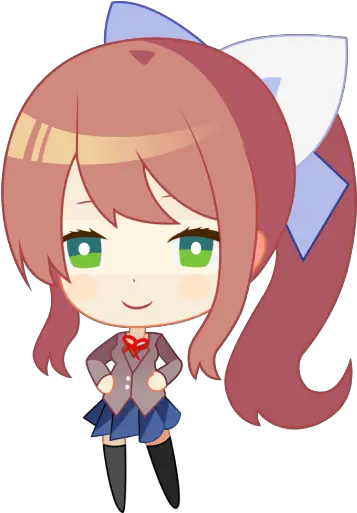  Just Monika Apk Download For Windows Latest Version 101 Ddlc Monika Chibi Png Monika Doki Doki Icon