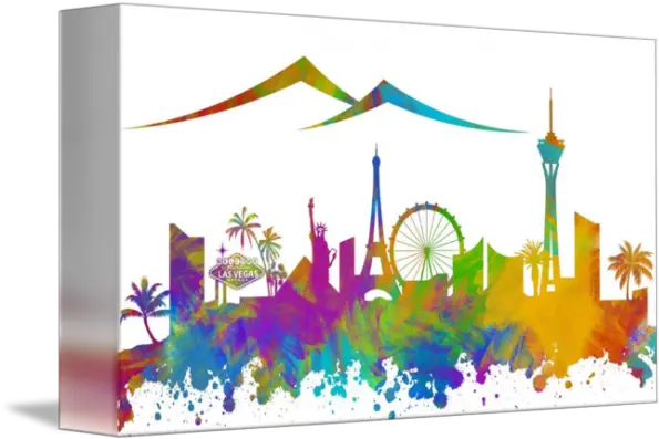  Las Vegas Skyline Silhouette Png Las Vegas Las Vegas Skyline Png