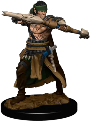  Pathfinder Battles Premium Miniatures Halfelf Male Painted Half Elf Ranger Miniature Png Dungeons And Dragons Monk Icon