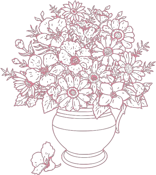  Bouquet Of Flowers Png Svg Clip Art For Web Download Clip Flower Bouquet Coloring Pages Flower Bouquet Icon