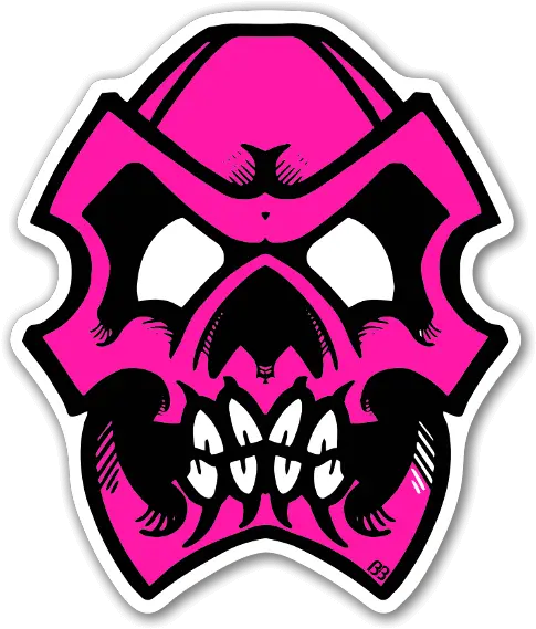  Bobby Pink Skull Sticker Stickerapp Png 3d Skull Png