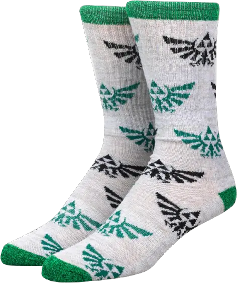  Zelda Triforce Socks Sock Png Zelda Triforce Png