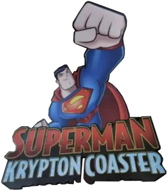  Superman Krypton Coaster Six Flags Mexico Logopedia Fandom Superman Six Flags Logo Png Superman Icon Png