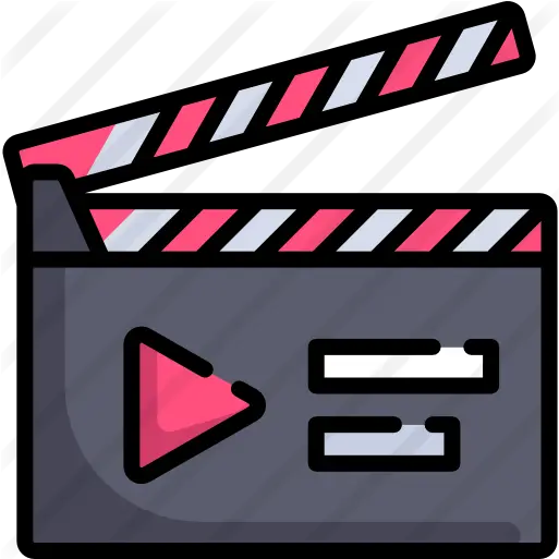  Clapperboard Iconos De Cine Png Cine Png