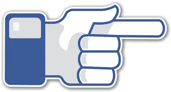  A Pointing Finger Stickerapp Facebook Like Sign Pointing Png Pointing Finger Transparent